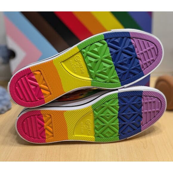 Converse Chuck Taylor All Star Pride Unisex High Top Sneakers Women's 8.5 NIB - Picture 9 of 14
